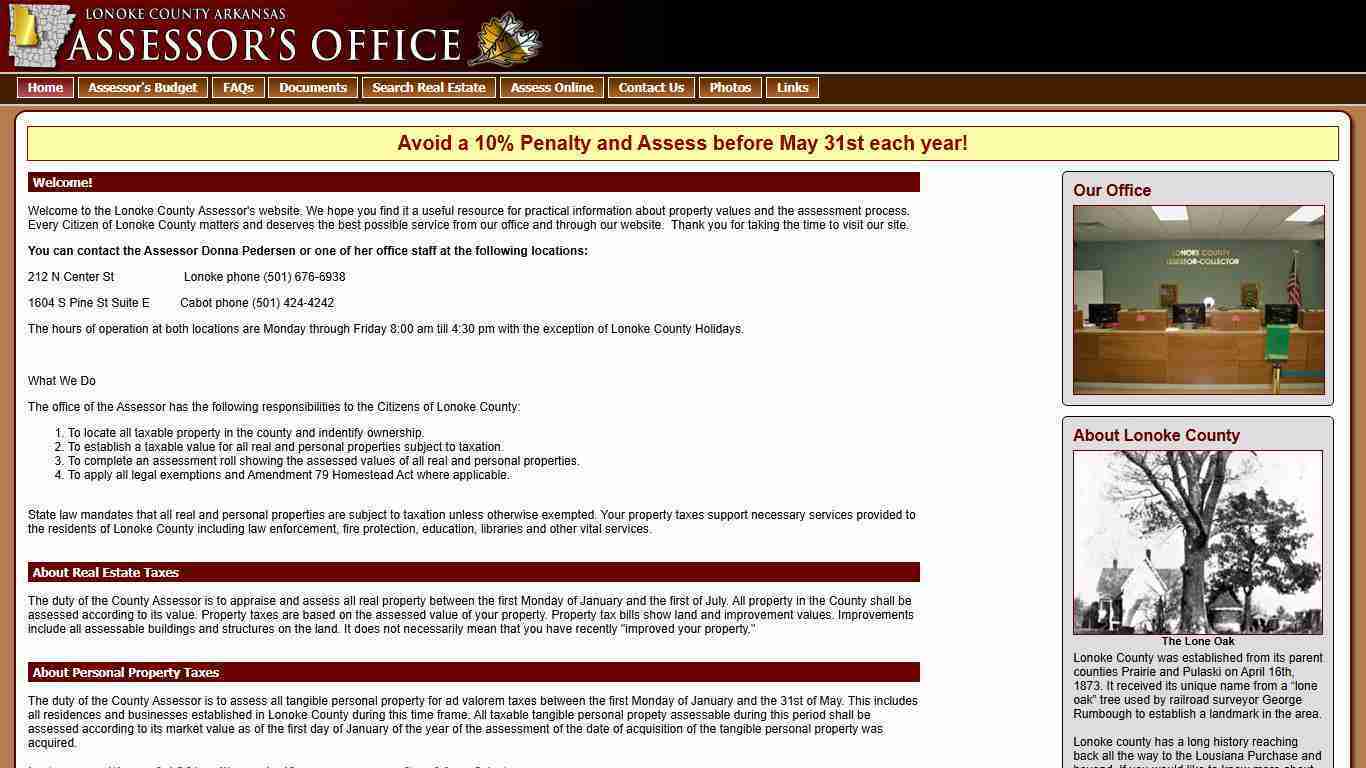 Welcome - Lonoke County Assessor